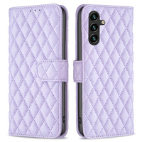 Flip case for Samsung Galaxy A56, Wallet, BINFEN COLOR, purple