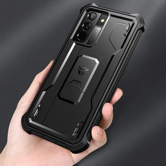 Armored case for Samsung Galaxy S21, Dexnor Full Body, black