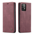 CASEME case for Samsung Galaxy A52 / A52s, Leather Wallet Case, maroon