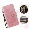 Flip case for Xiaomi Redmi Note 13 5G, Mandala, pink rose gold