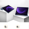 Case for Samsung Galaxy Tab S10 Lite / S10 FE / S9 FE, Smartcase with stylus space, purple