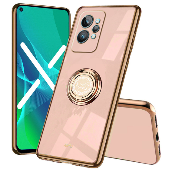 Case for Realme GT2 Pro, Electro Ring, pink