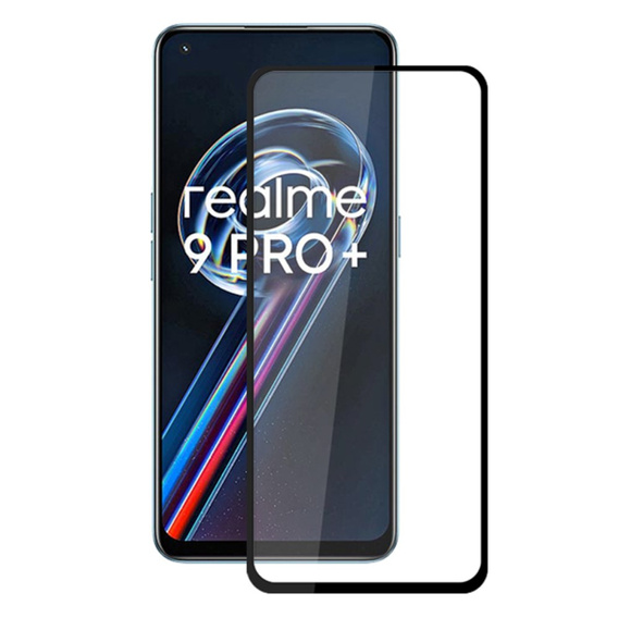 Mocolo Full Glue Tempered Glass for Realme 9 Pro+ Plus / Realme 9 4G, black frame