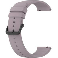Silicone strap 20mm, Violet/Black Buckle