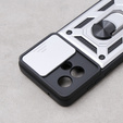 Case for Motorola Moto G84 5G, CamShield Slide, silver