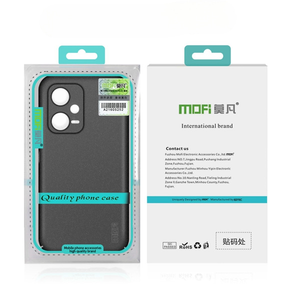 MOFI Slim Case for Xiaomi Poco X5 / Redmi Note 12 5G, black