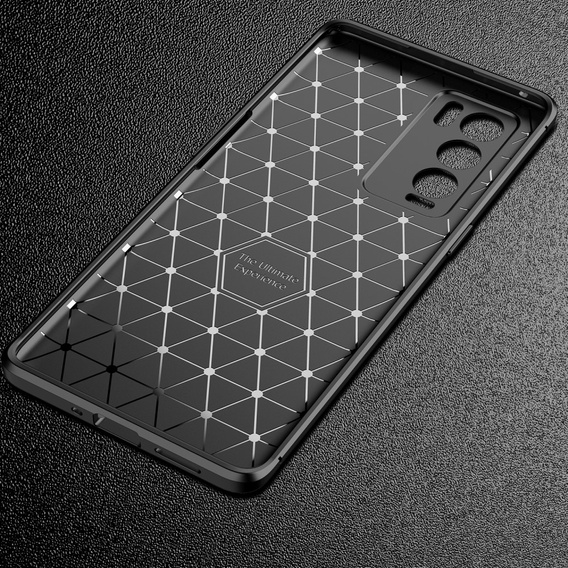 Case for Realme GT Explorer Master, Carbon Gel, black
