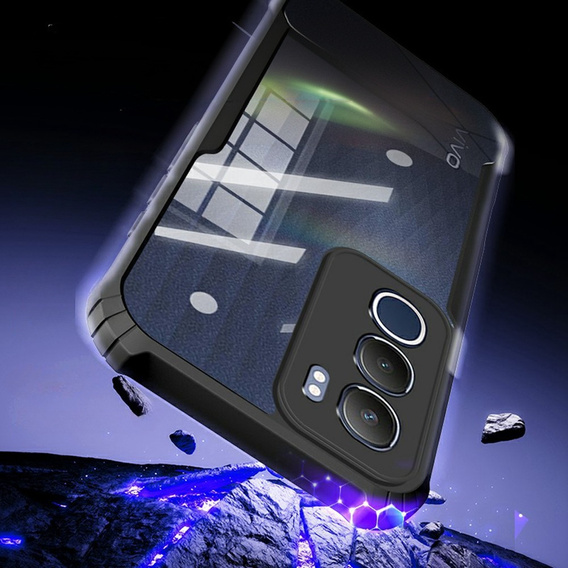 Case for Vivo Y19s, AntiDrop Hybrid, black