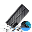 LC.IMEEKE flap case for Samsung Galaxy A17 5G, carbon textured, black
