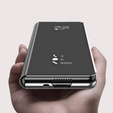 Case for Samsung Galaxy Z Fold3 5G, Clear View, black