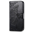 Flip case for Realme 12, Butterfly, black