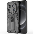Case for Xiaomi 14 Ultra, Military kickstand, black