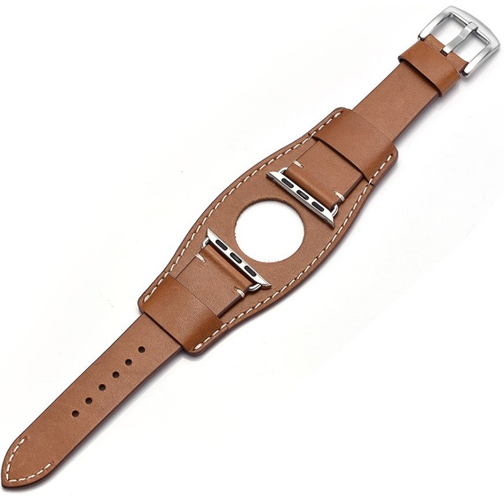 Leather Strap for Apple Watch 1/2/3/4/5/6/7/8/SE/Ultra 42/44/45/49mm, brown