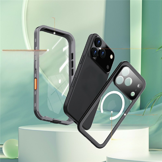 REDPEPPER waterproof case for iPhone 17 Pro, black