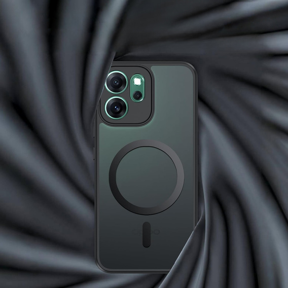 Matt Case for Oppo Reno 14F, for MagSafe, translucent black