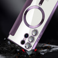 Flip case for Samsung Galaxy S24 Ultra, RFID Wallet MagSafe CamShield, purple