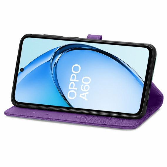 Flip case for Oppo A60, Mandala, purple