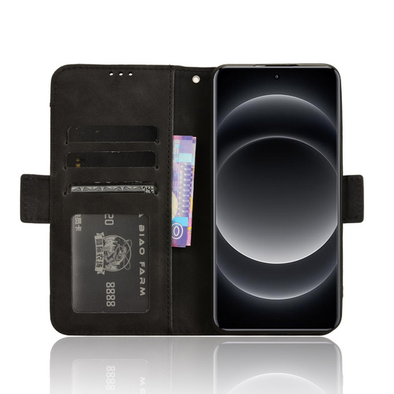 Flip case for Xiaomi 14 Ultra, Card Slot, black
