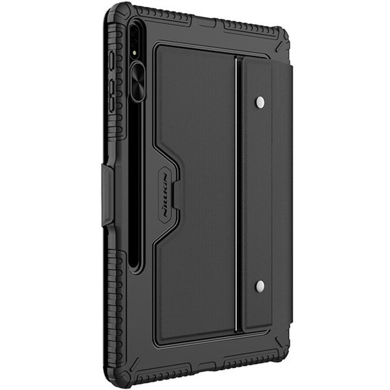 Case + keyboard Galaxy Tab S8+ / Tab S7 +/ Tab S7 FE, NILLKIN Bumper Pen Slot, black