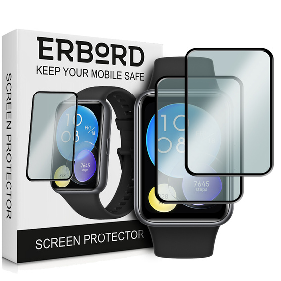 2x ERBORD Hybrid Glass for Huawei Watch Fit 2