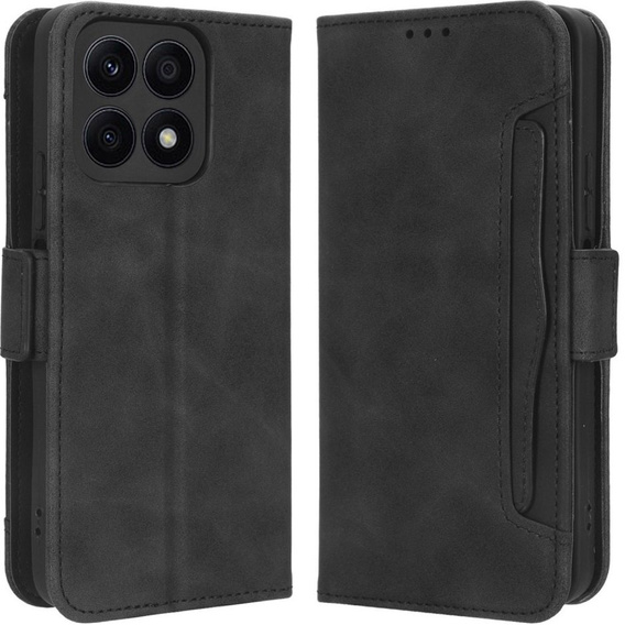 Flip case for Honor X8a 4G, Card Slot, black