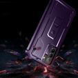 Armored case for Samsung Galaxy S21 FE, Dexnor Full Body, dark purple
