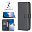 Flip case for Samsung Galaxy A25 5G, BINFEN Wallet, black + 9H glass