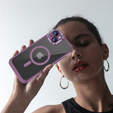 Case for iPhone 15 Plus, ERBORD Impact Guard, MagSafe, purple