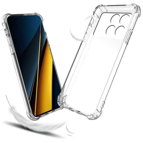 Case for Xiaomi Poco X6 Pro 5G, Dropproof, transparent
