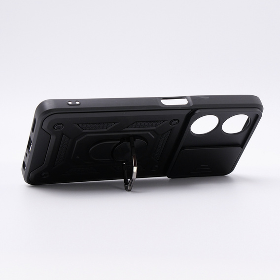 Case for Oppo A98 5G, CamShield Slide, black
