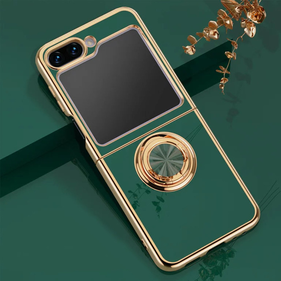 Case for Samsung Galaxy Z Flip 5 5G, Electro Ring, green
