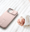 Case for iPhone 12 / 12 Pro, Suritch Shockproof, for MagSafe, pink