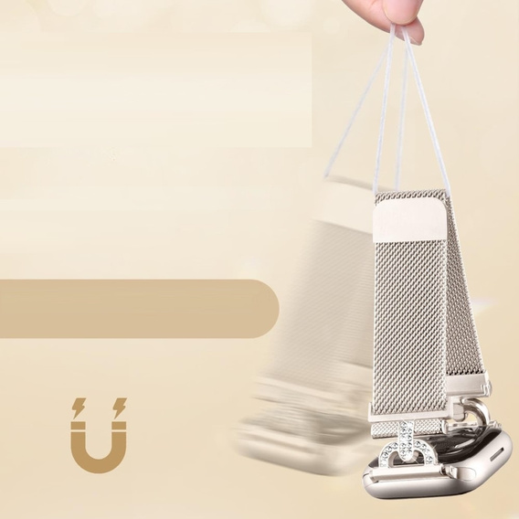 Milanese bracelet for Apple Watch 1/2/3/4/5/6/7/8/SE (38/40/41 MM) - Black