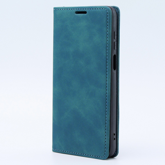 Case for Motorola Moto G53, ERBORD Vintage, wallet with flap, blue