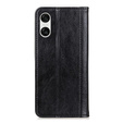 Flip case for Sony Xperia 10 VI, Split Leather, black