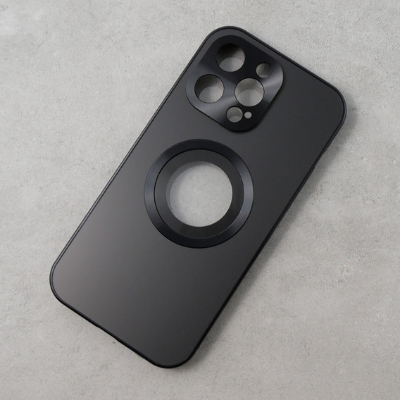 Case for iPhone 13 Pro Max, Dual Glass, for Magsafe, black