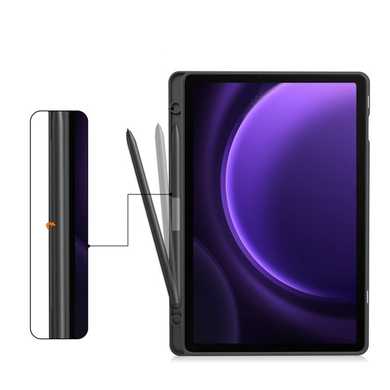 Case for Samsung Galaxy Tab S10 Lite / S10 FE / S9 FE, Business Card and Pen Slot, blue