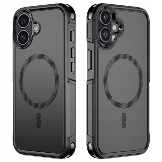 Case for iPhone 16, MagForce MagSafe, black