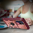 Case for Samsung Galaxy S23 Ultra, CamShield Slide, pink / red