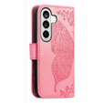 Butterfly flip case for Samsung Galaxy A37 5G, pink