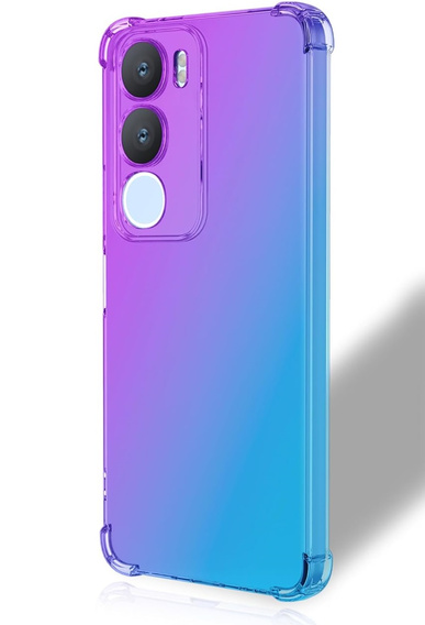 Case for Vivo Y19s, Gradient Dropproof, Purple / blue