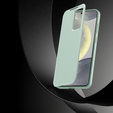 Flip case for Samsung Galaxy S24 FE, Smart View Wallet, green