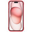 Case for iPhone 15 Plus, ERBORD Armor Mag, red