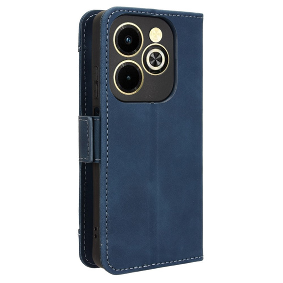 Flip case for Infinix Hot 40i, Card Slot, dark blue