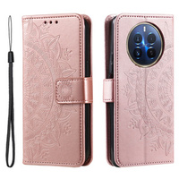 Flip case for Realme 12 Pro 5G / 12 Pro+ 5G, Mandala, pink