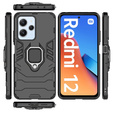 Case for Xiaomi Redmi 12, Kickstand Ring, black