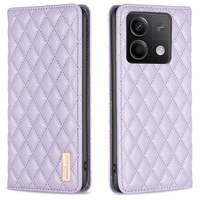 Flip case for Xiaomi Redmi Note 13 5G, Wallet, BINFEN COLOR, purple