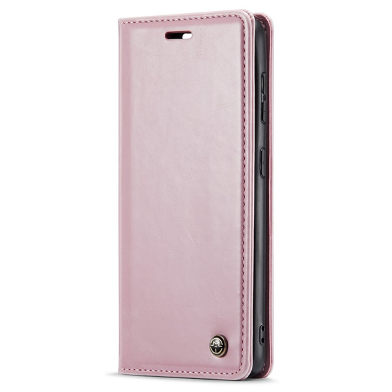 CASEME flip case for Samsung Galaxy S21 FE, Waxy Textupink, pink