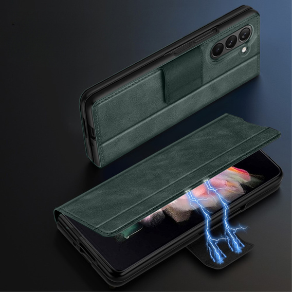 Flip case for Samsung Galaxy Z Fold5 5G, Wallet, dark blue