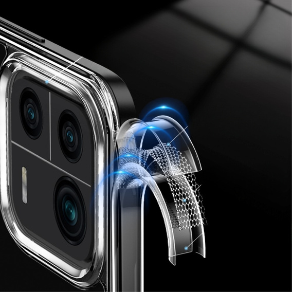 Case for Xiaomi 13, Fusion Hybrid, transparent